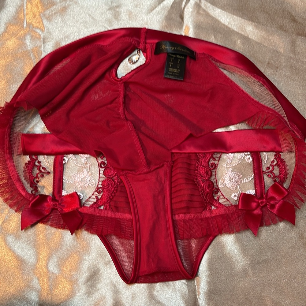 Honey Birdette Mimi Red 3 PC Set - Picture 11 of 11